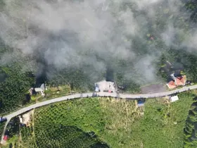 Sisle beraber gelen doğa şöleni kendine hayran bıraktı
