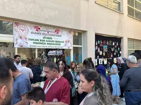 Siverek’te ruh sağlığı hastalarının el emeği ürünleri sergilendi
