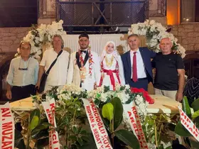Siyaset, sendika ve iş dünyası düğünde buluştu
