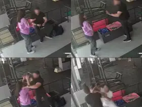 Spor salonunda kadın işletmeciye saldırı: Olay anı kameraya yansıdı
