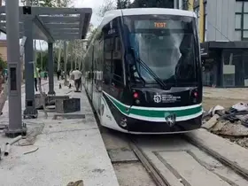 Stadyum tramvayı milli maça hazırlanıyor
