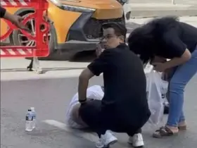 Sultangazi’de elektrikli scooter yayaya çarptı
