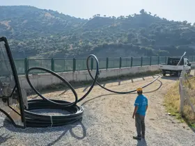 Sultanhisar’da kaynak suyu hatları yenileniyor
