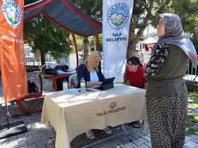 Talas’ta çocuklar kitapla, büyükler beyaz masa ile buluştu
