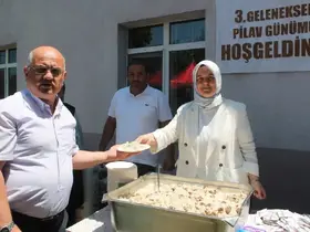 Tarım ve Orman Müdürlüğünde pilav günü
