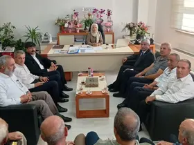 Taşımacı esnafından Ulaşım Daire Başkanı Yel’e hayırlı olsun ziyareti
