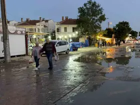 Tatil beldesi değil çamur deryası
