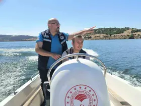 Tavşanlı Kayaboğazı Barajı’nda sahipsiz balık ağlarına denetim
