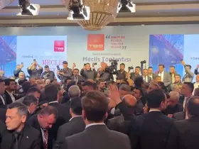 TBB seçimlerinde kavga
