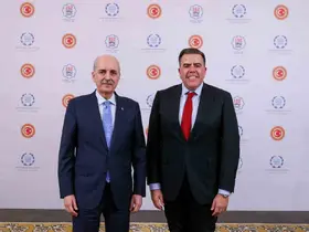 TBMM Başkanı Kurtulmuş, Avustralya Temsilciler Meclisi Başkanı Dick ile görüştü
