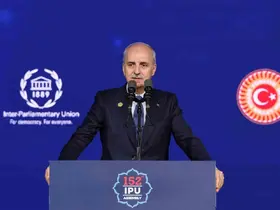 TBMM Başkanı Kurtulmuş: "İsrail’in Birleşmiş Milletler üyeliği mutlaka askıya alınmalı"
