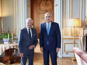 TBMM Başkanı Kurtulmuş, İsveç Kralı Carl XVI. Gustaf tarafından kabul edildi
