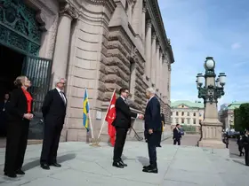 TBMM Başkanı Kurtulmuş, İsveç Parlamentosu Başkanı Norlen ile görüştü
