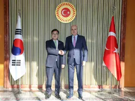 TBMM Başkanı Kurtulmuş, Kore Cumhuriyeti Ulusal Meclisi Başkanı Woo Wonshik ile görüştü
