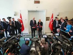 TBMM Başkanı Kurtulmuş, MHP Lideri Bahçeli’yi ziyaret etti

