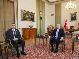 TBMM Başkanı Kurtulmuş, TBB Başkanı Sağkan ve beraberindeki heyeti kabul etti
