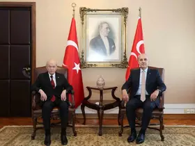 TBMM Başkanı Kurtulmuş’tan Bahçeli’ye ziyaret
