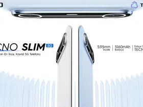 TECNO’nun ince ve kavisli ekranlı 5G telefonu Türkiye’de satışta
