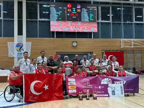 Tekerlekli sandalye basketbolunda Avrupa şampiyonluğu
