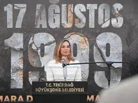 Tekirdağ’da 17 Ağustos Marmara Depremi anıldı
