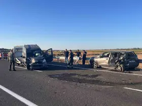 Tekirdağ’da korkutan kaza: 4 yaralı
