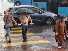 Tekirdağ’da şiddetli yağış
