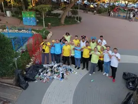 Tekirdağ’da sokaklar hareketlendi: Spor yaptılar, çöp topladılar
