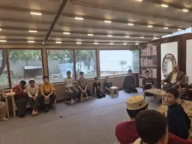 Tekke Kur’an Kursunda öğretici ve öğrencilerle değerlendirme programı
