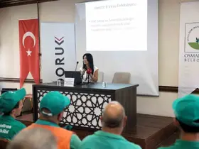 Temizlik işçilerine "Hepatit B" eğitimi
