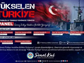 Terme’de "Yükselen Türkiye" paneli düzenlenecek
