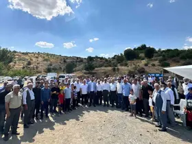 Teşikan Yaylası’nda su tepkisi
