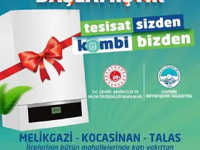 ’Tesisat sizden kombi bizden’ başvuruları başladı

