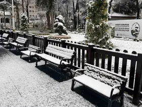 Tokat güne kar yağışıyla uyandı
