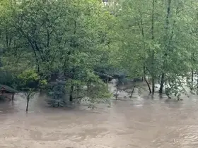 Tokat’ta yazın serinleten kamelyalar sular altında kaldı

