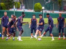 Trabzonspor, Ferencvaros maçı hazırlıklarını sürdürdü
