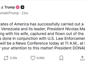 Trump, Venezuela’ya saldırıyı doğruladı: "Maduro ve eşi yakalanarak ülkeden çıkarıldı"