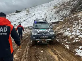 Tunceli’de ekipler hastalanan kadın için seferber oldu
