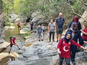 TURBELDAK’ın rotası Çıkrıkçı-Karacaali Kanyonu oldu
