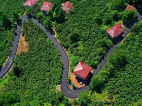 Turizme çıkan yol sıcak asfaltla buluştu
