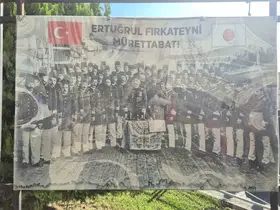 Türk Japon dostluğunun temeli orada atılmıştı: Japon ve Türk bayraklarıyla donatıldı
