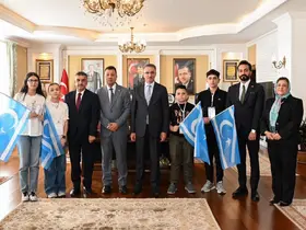 Türkmeneli Heyetinden Vali Baruş’a ziyaret
