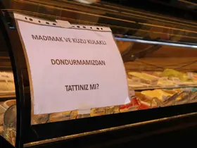 Türkülere konu olan madımakın dondurmasını yaptılar
