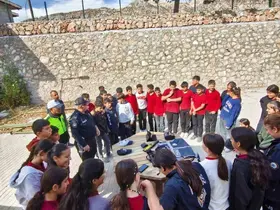 Tut’ta öğrencilere trafik eğitimi verildi
