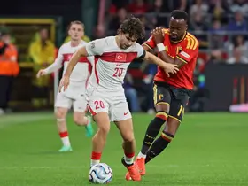 UEFA Uluslar Ligi: Belçika: 1 - Türkiye: 0 (İlk yarı)
