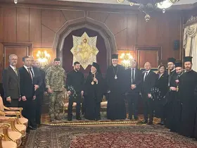 Ukrayna Devlet Başkanı Zelenskiy, Fener Rum Patriği Bartholomeos ile görüştü