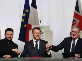 Ukrayna, İngiltere ve Fransa arasında Ukrayna’ya çok uluslu güç göndermeye yönelik niyet beyanı
