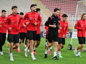 Ümit Milli Takım, Ukrayna maçının hazırlıklarını sürdürdü
