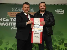 Üreticiye 15 milyon TL’lik destek: 376 çiftçiye tohum ve gübre dağıtıldı
