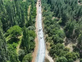 Uşak Belediyesi üst yapı çalışmalarına aralıksız devam ediyor
