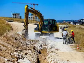 Uşak’ta altyapı çalışmaları sürüyor
